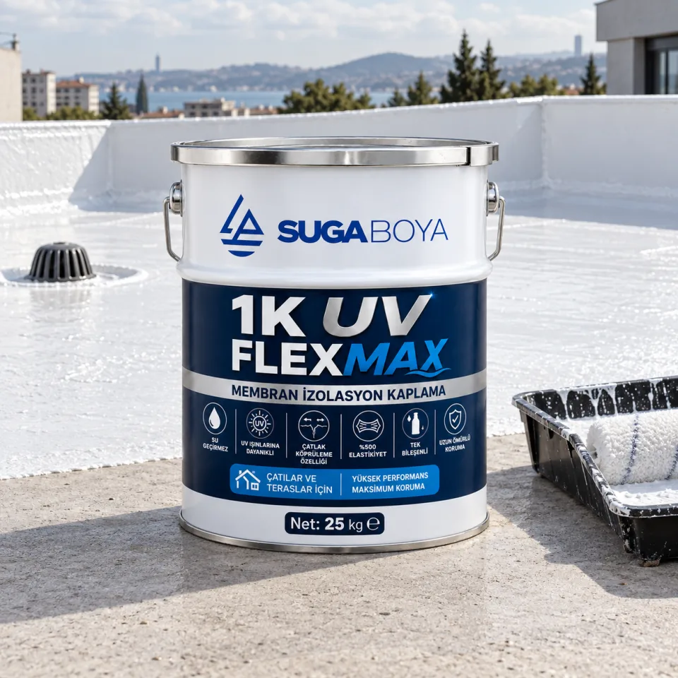 Poliüretan Esaslı UV Dayanımlı Su Yalıtım Membranı 25 kg — uygulama fotoğrafı